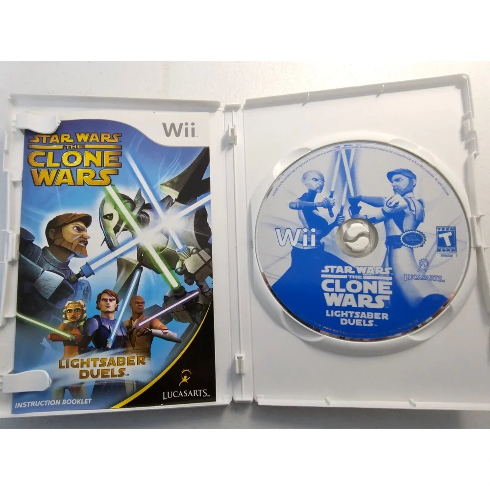 Star Wars The Clone Wars Lightsaber‎ Duels Nintendo Wii Video Game